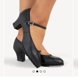 Capezio Tap Jr Footlight Black Women's Tap Shoes 11 M